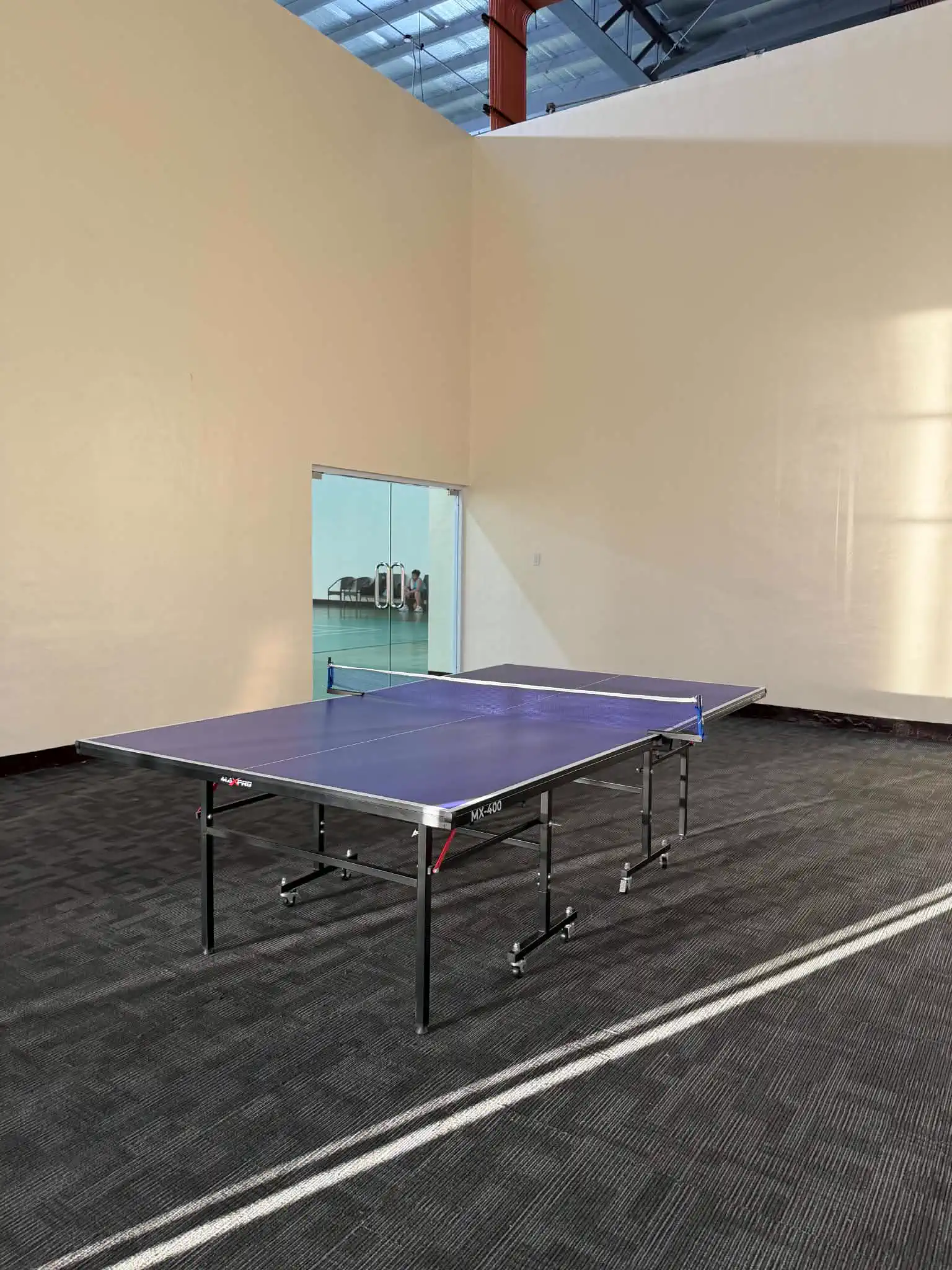 Table tennis table inside the recreation hall at Wind Residences
